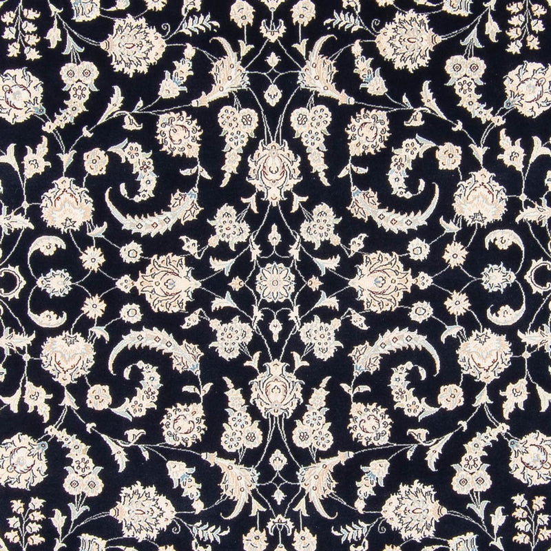 Alfombra persa - Nain - 261 x 249 cm - azul oscuro