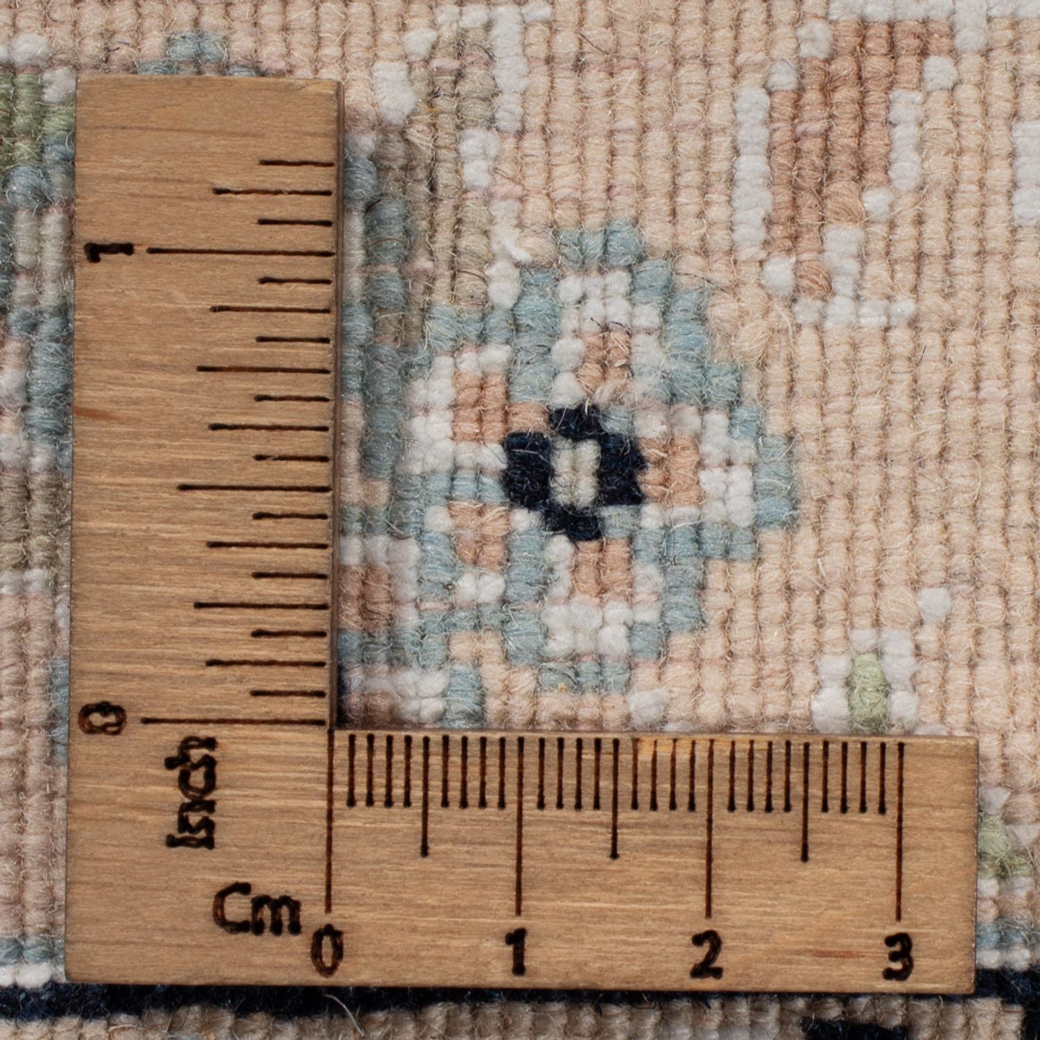Alfombra persa - Nain - 261 x 249 cm - azul oscuro