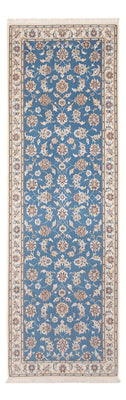 Alfombra de pasillo Alfombra Persa - Nain - Prima - 245 x 82 cm - azul
