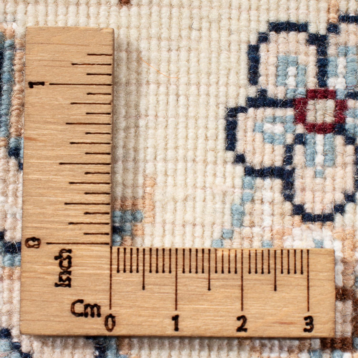 Alfombra Persa - Nain - Prima - 293 x 248 cm - azul claro