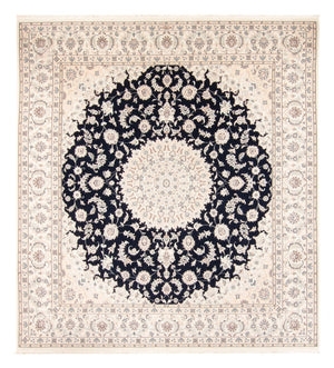 Alfombra persa - Nain - 268 x 245 cm - azul oscuro