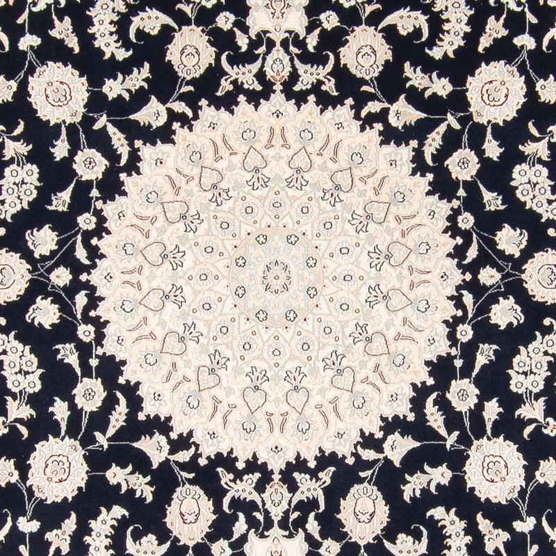 Alfombra persa - Nain - 268 x 245 cm - azul oscuro