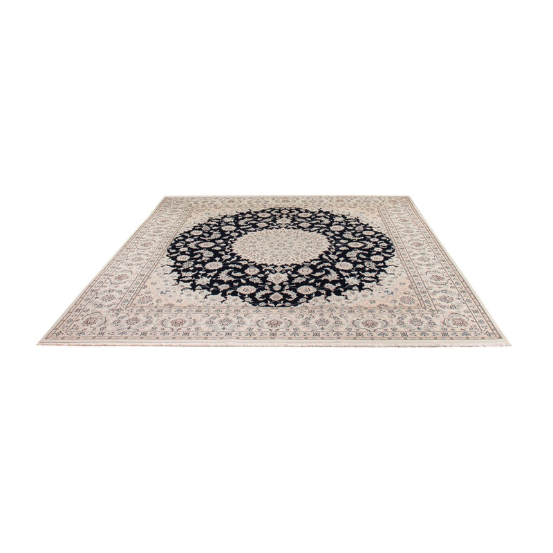 Alfombra persa - Nain - 268 x 245 cm - azul oscuro