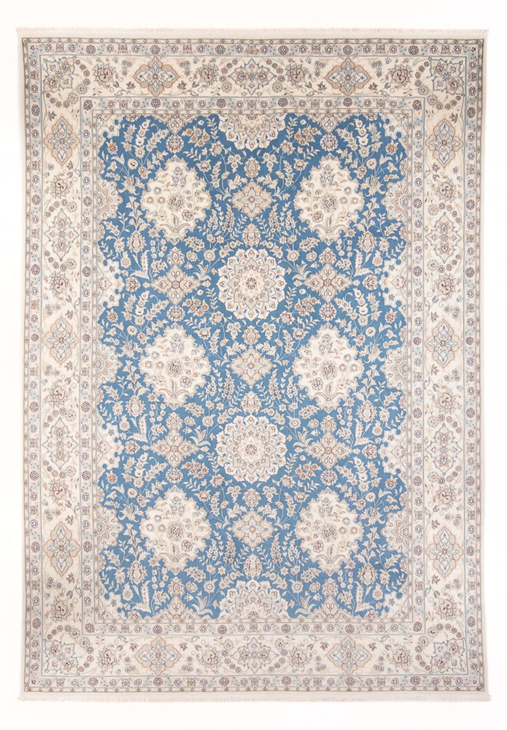 Alfombra Persa - Nain - Prima - 335 x 247 cm - azul claro