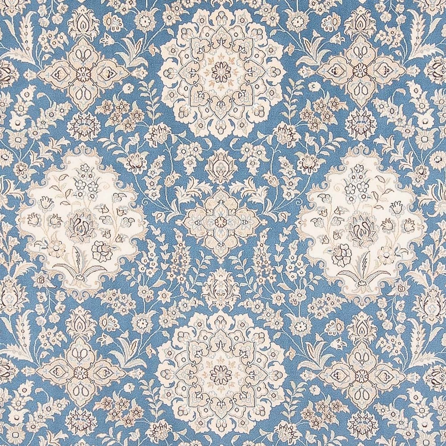 Alfombra Persa - Nain - Prima - 335 x 247 cm - azul claro