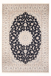 Alfombra Persa - Nain - Prima - 348 x 245 cm - azul oscuro