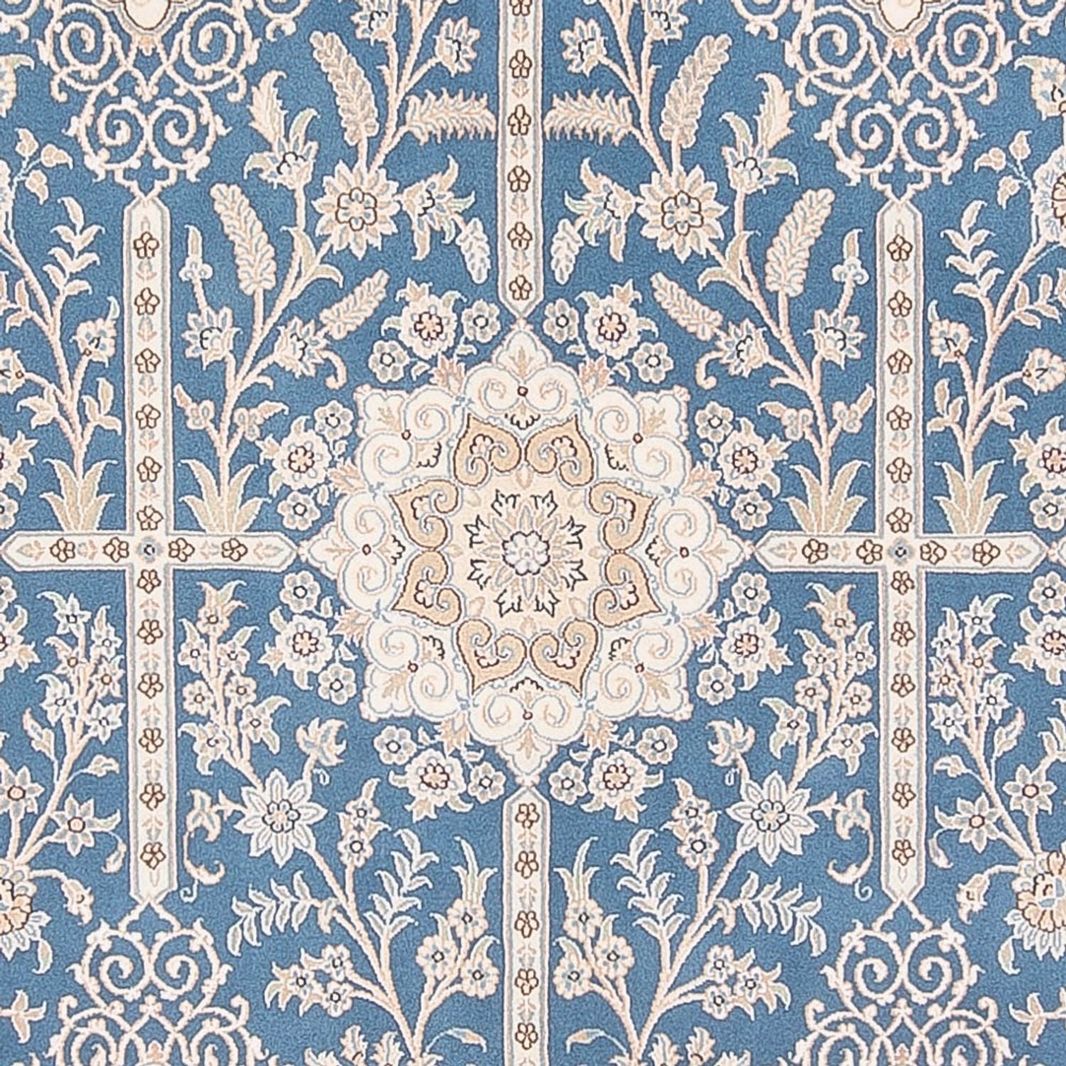 Alfombra Persa - Nain - Prima - 304 x 198 cm - azul claro