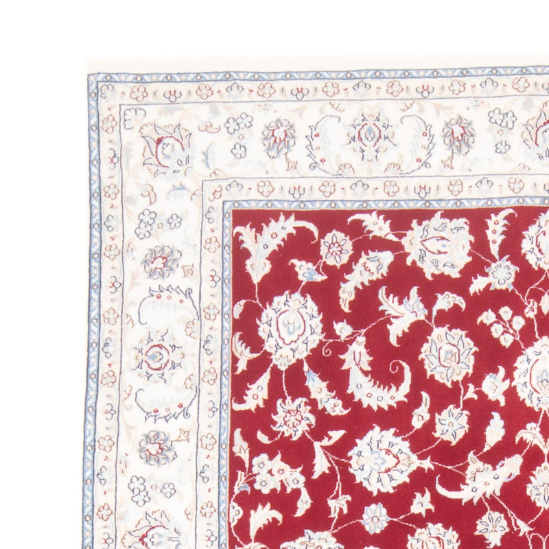 Alfombra Persa - Nain - Real - 197 x 149 cm - rojo