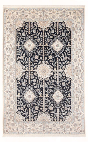 Alfombra Persa - Nain - Prima - 302 x 199 cm - azul oscuro