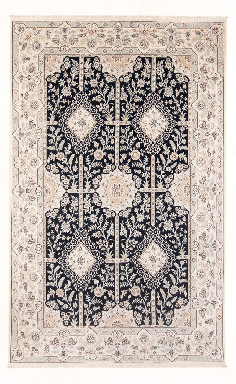 Alfombra Persa - Nain - Prima - 304 x 199 cm - azul oscuro
