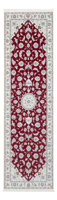 Alfombra de pasillo Alfombra Persa - Nain - Prima - 254 x 82 cm - rojo