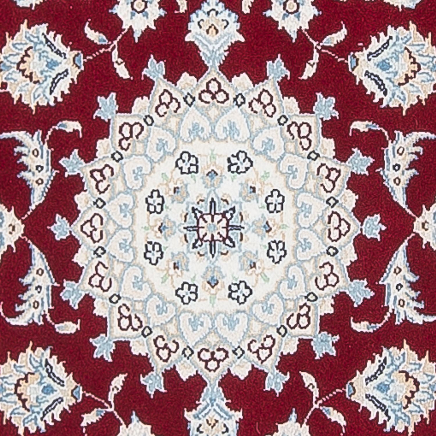 Alfombra de pasillo Alfombra Persa - Nain - Prima - 254 x 82 cm - rojo