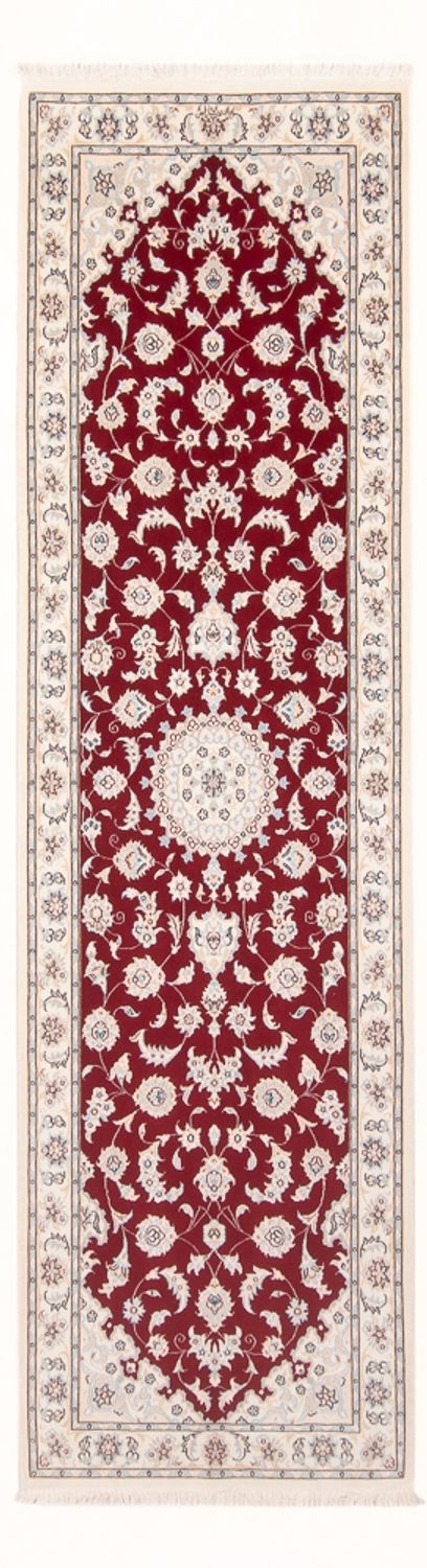 Alfombra de pasillo Alfombra Persa - Nain - Prima - 248 x 81 cm - rojo