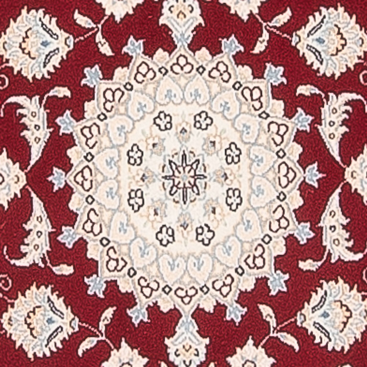 Alfombra de pasillo Alfombra Persa - Nain - Prima - 248 x 81 cm - rojo