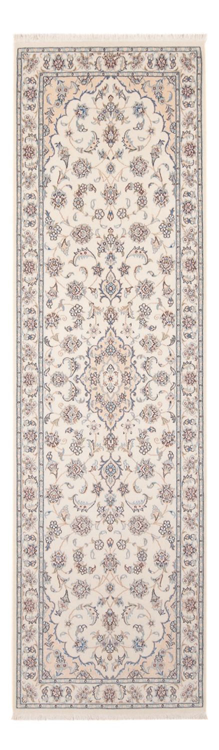 Alfombra de pasillo Alfombra Persa - Nain - Prima - 253 x 82 cm - crema