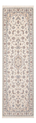 Alfombra de pasillo Alfombra Persa - Nain - Prima - 253 x 82 cm - crema
