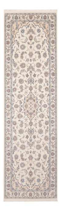 Alfombra de pasillo Alfombra Persa - Nain - Prima - 253 x 82 cm - crema