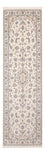 Alfombra de pasillo Alfombra Persa - Nain - Prima - 253 x 82 cm - crema