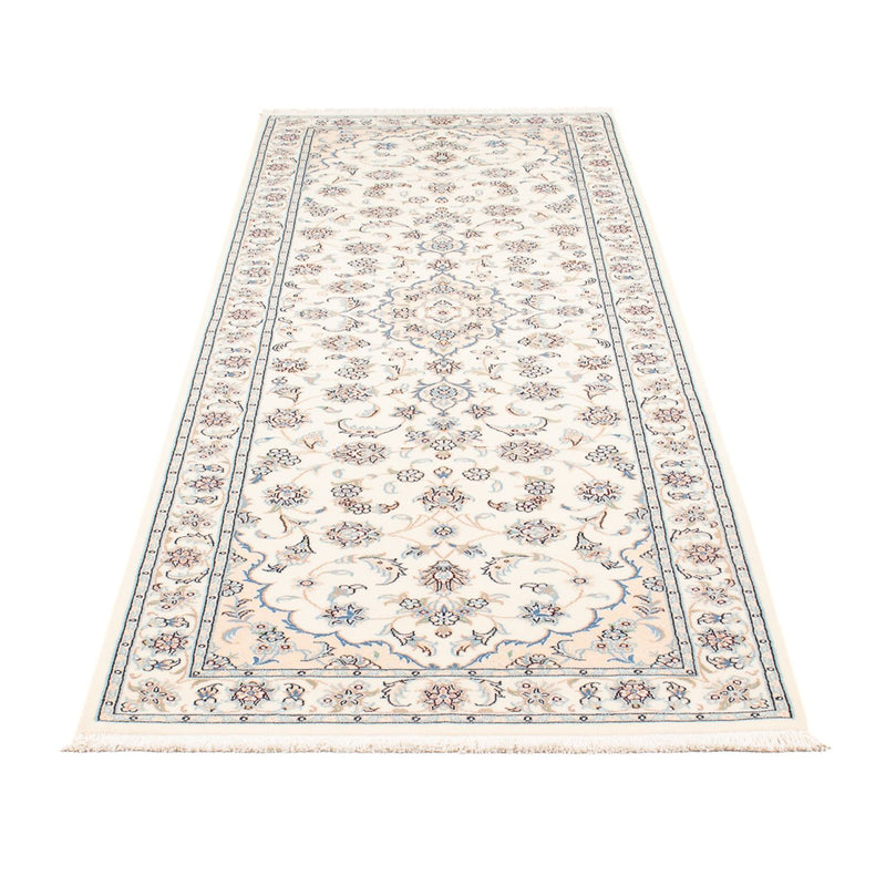 Alfombra de pasillo Alfombra Persa - Nain - Prima - 253 x 82 cm - crema