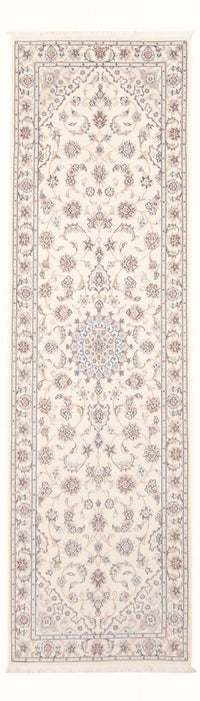 Alfombra de pasillo Alfombra Persa - Nain - Prima - 252 x 82 cm - crema