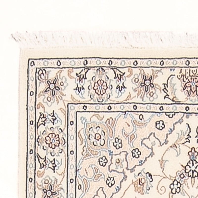 Alfombra de pasillo Alfombra Persa - Nain - Prima - 249 x 82 cm - crema