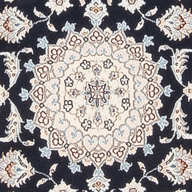 Alfombra de pasillo Alfombra Persa - Nain - Prima - 245 x 80 cm - azul oscuro