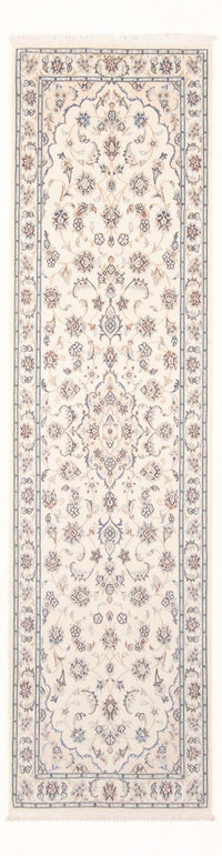 Alfombra de pasillo Alfombra Persa - Nain - Prima - 258 x 79 cm - crema