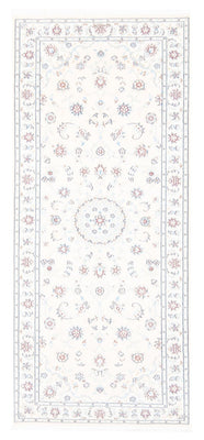 Alfombra de pasillo Alfombra Persa - Nain - Real - 197 x 82 cm - crema