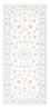 Alfombra de pasillo Alfombra Persa - Nain - Real - 197 x 82 cm - crema