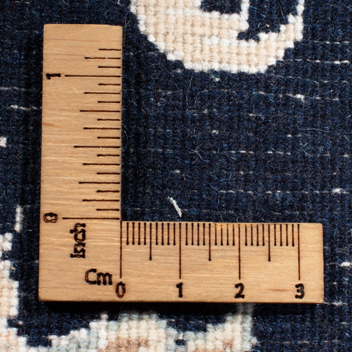 Alfombra de pasillo Alfombra Persa - Nain - Real - 203 x 79 cm - azul oscuro