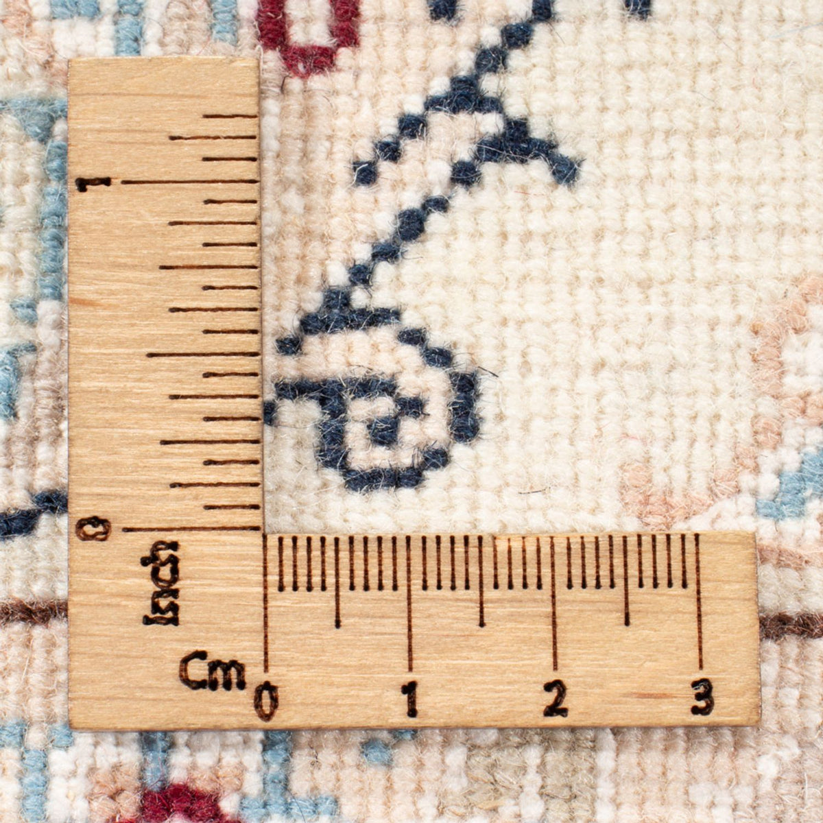 Alfombra Persa - Nain - Real - 196 x 150 cm - azul claro