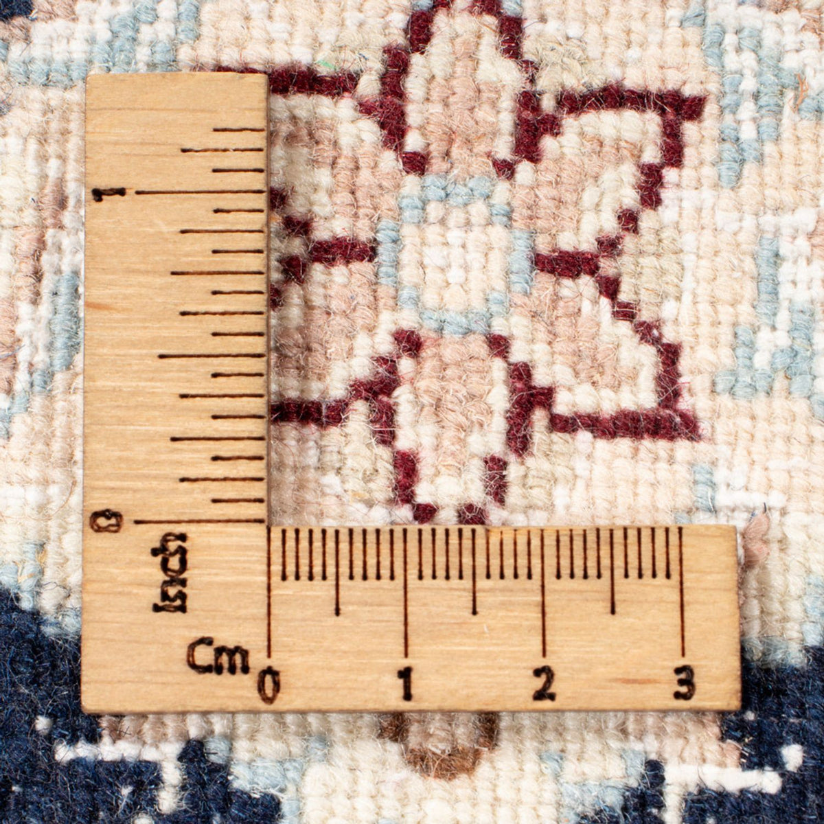 Alfombra de pasillo Alfombra Persa - Nain - Real - 205 x 80 cm - azul oscuro