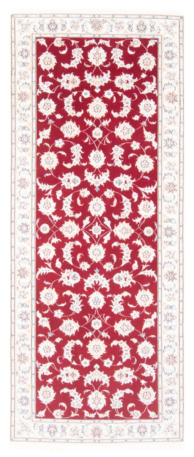 Alfombra de pasillo Alfombra Persa - Nain - Real - 199 x 80 cm - rojo