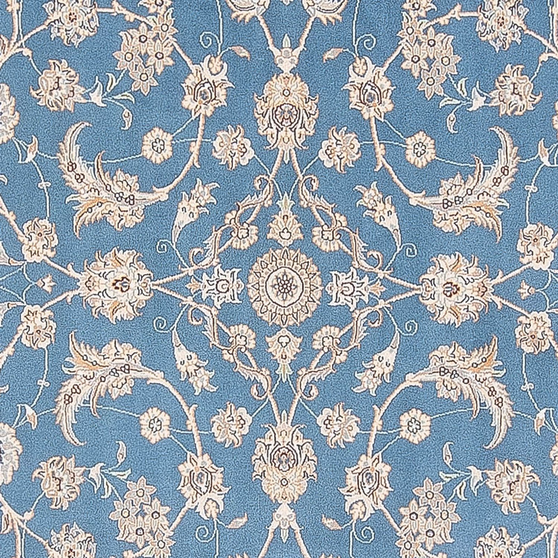 Alfombra Persa - Nain - Prima - 294 x 197 cm - azul claro