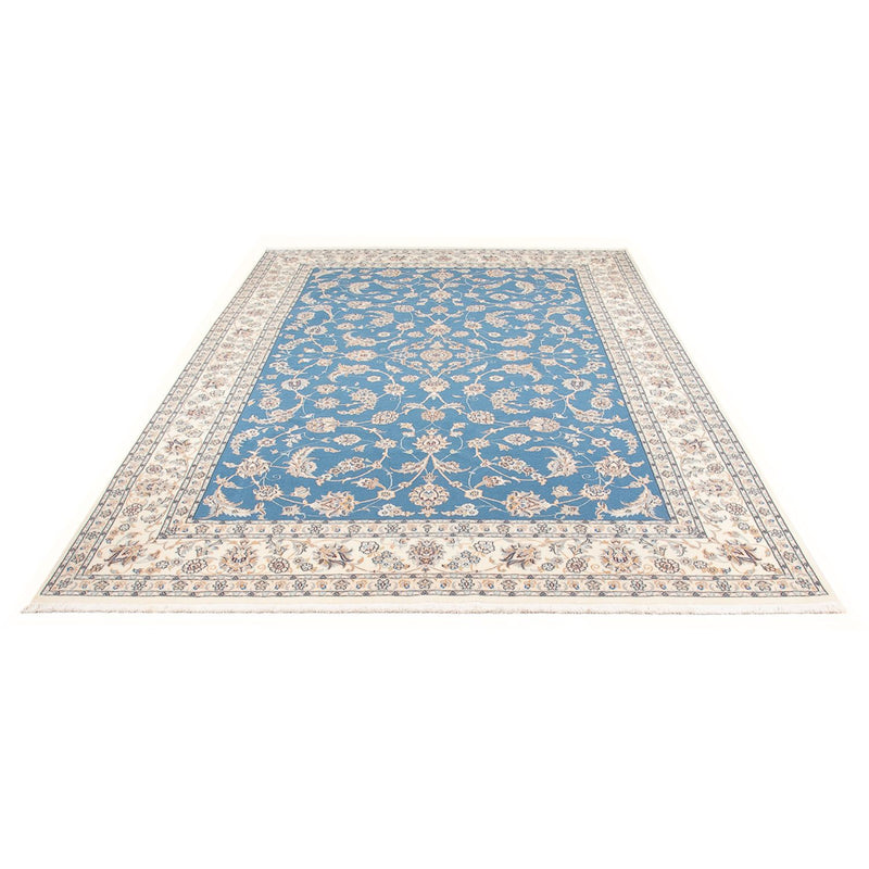 Alfombra Persa - Nain - Prima - 294 x 197 cm - azul claro