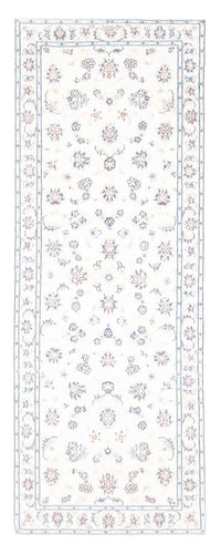 Alfombra de pasillo Alfombra Persa - Nain - Real - 197 x 78 cm - crema