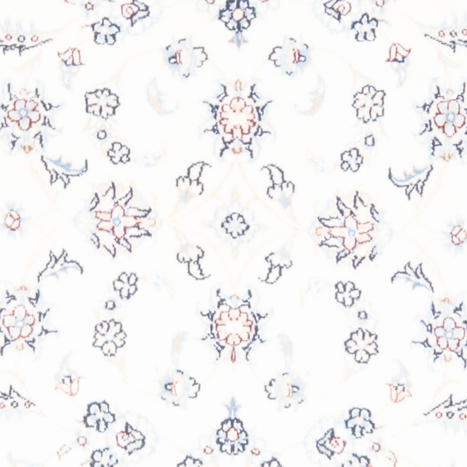 Alfombra de pasillo Alfombra Persa - Nain - Real - 197 x 78 cm - crema