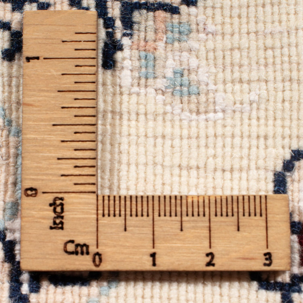 Alfombra de pasillo Alfombra Persa - Nain - Real - 197 x 78 cm - crema