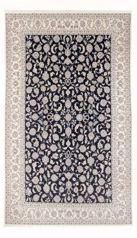 Alfombra Persa - Nain - Prima - 303 x 196 cm - azul oscuro