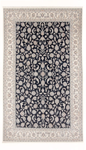 Alfombra Persa - Nain - Prima - 303 x 196 cm - azul oscuro