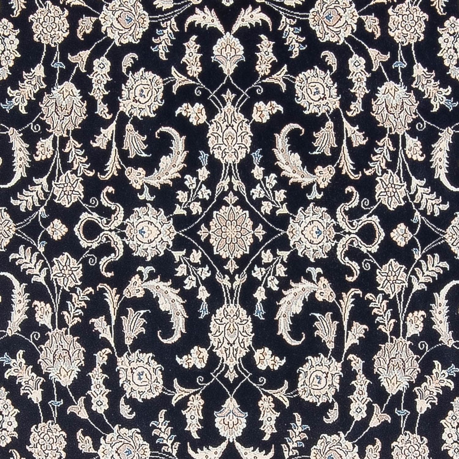 Alfombra Persa - Nain - Prima - 303 x 196 cm - azul oscuro