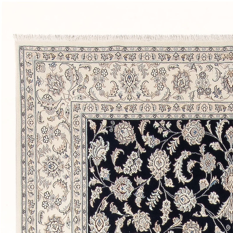 Alfombra Persa - Nain - Prima - 303 x 196 cm - azul oscuro