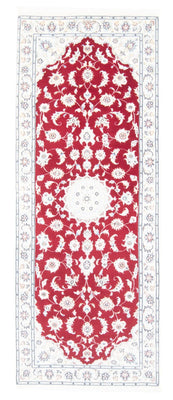 Alfombra de pasillo Alfombra Persa - Nain - Real - 204 x 81 cm - rojo