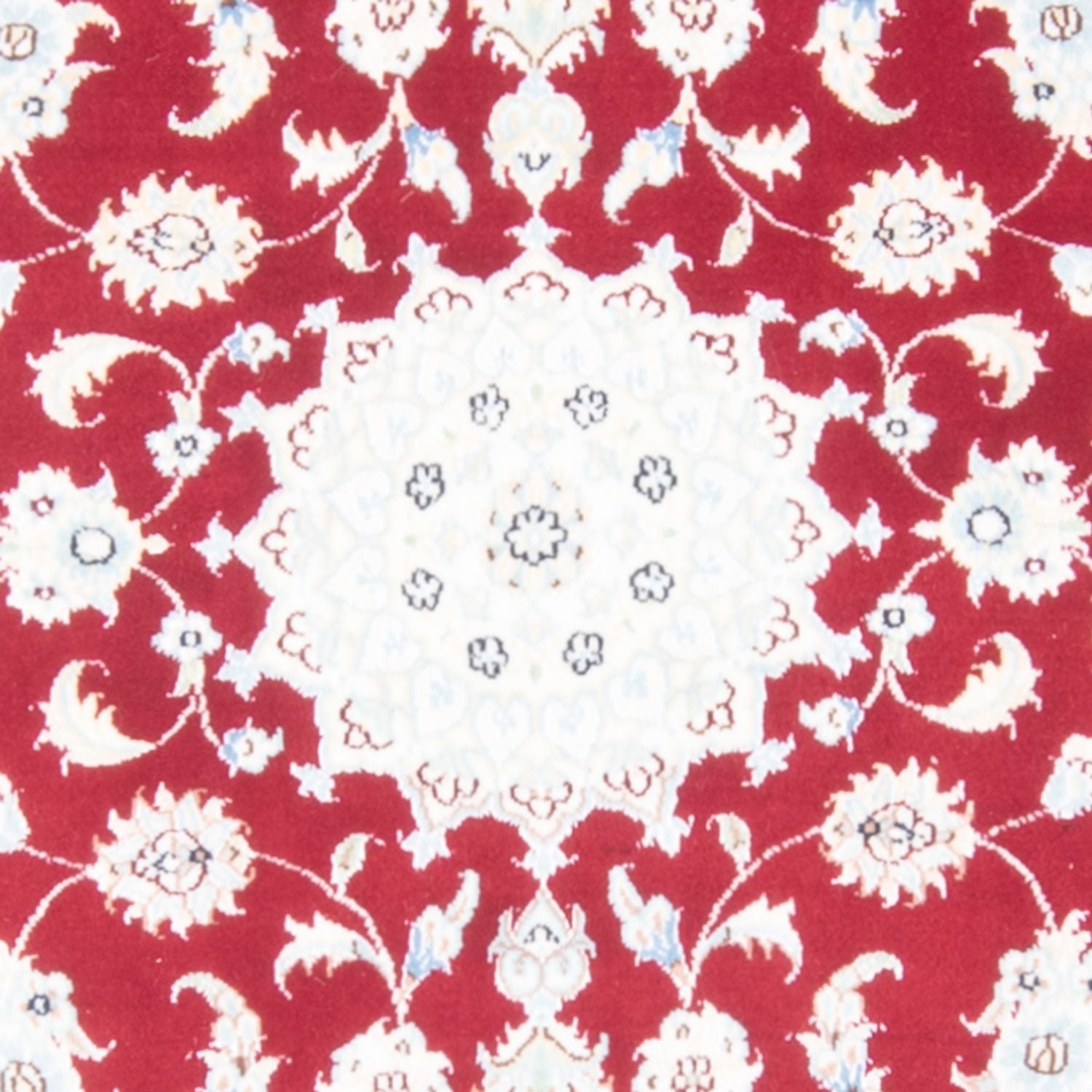 Alfombra de pasillo Alfombra Persa - Nain - Real - 204 x 81 cm - rojo