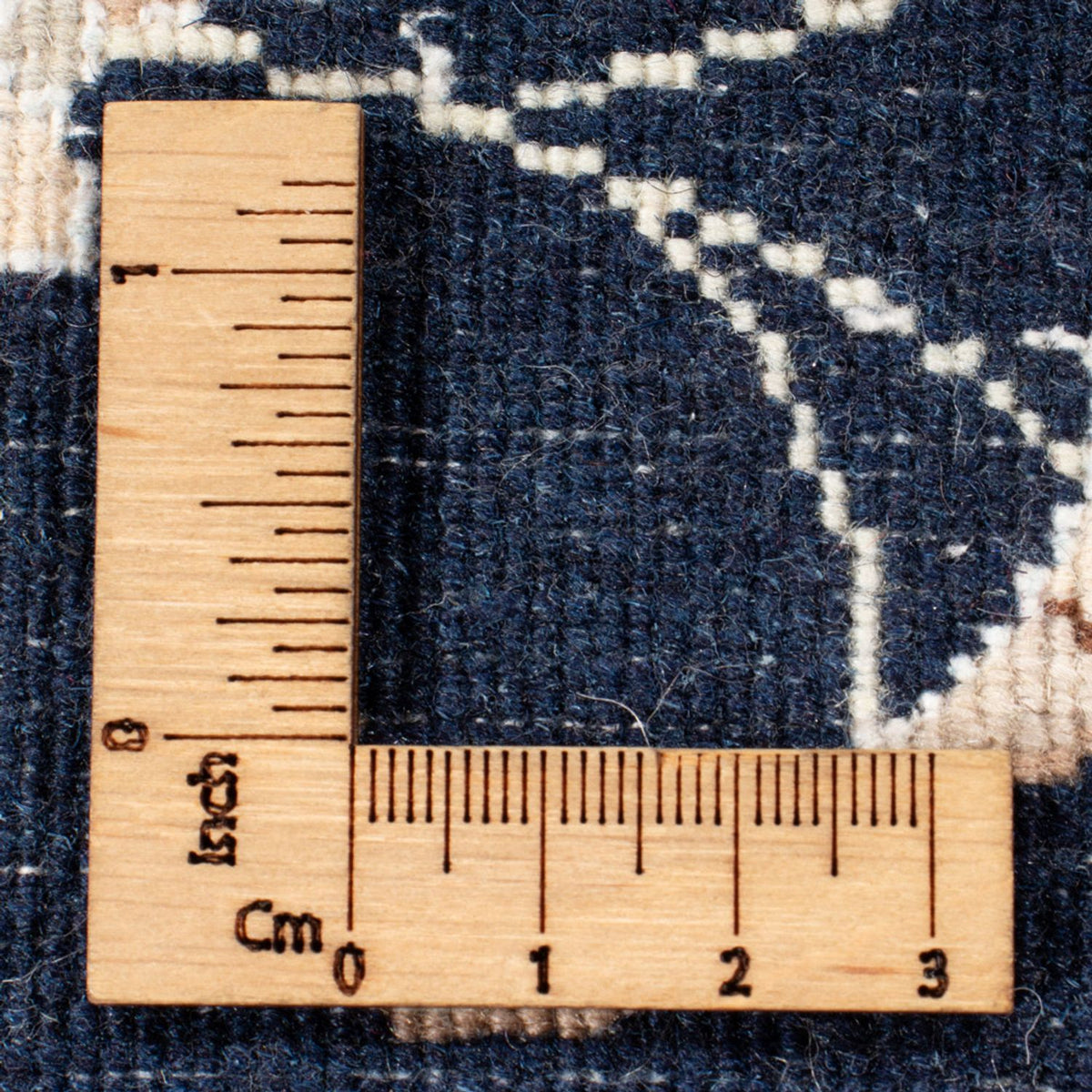 Alfombra de pasillo Alfombra Persa - Nain - Real - 200 x 81 cm - azul oscuro