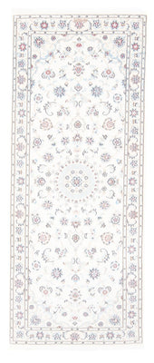 Alfombra de pasillo Alfombra Persa - Nain - Real - 200 x 80 cm - crema