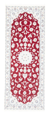 Alfombra de pasillo Alfombra Persa - Nain - Real - 200 x 80 cm - rojo