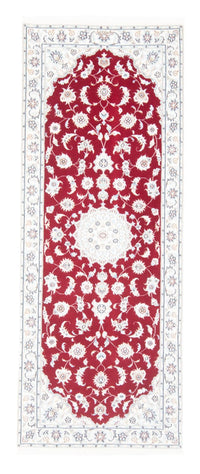 Alfombra de pasillo Alfombra Persa - Nain - Real - 200 x 80 cm - rojo