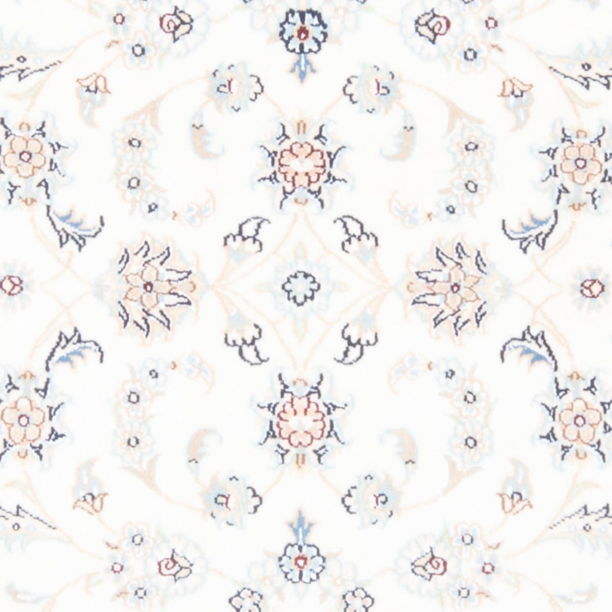 Alfombra de pasillo Alfombra Persa - Nain - Real - 200 x 80 cm - crema