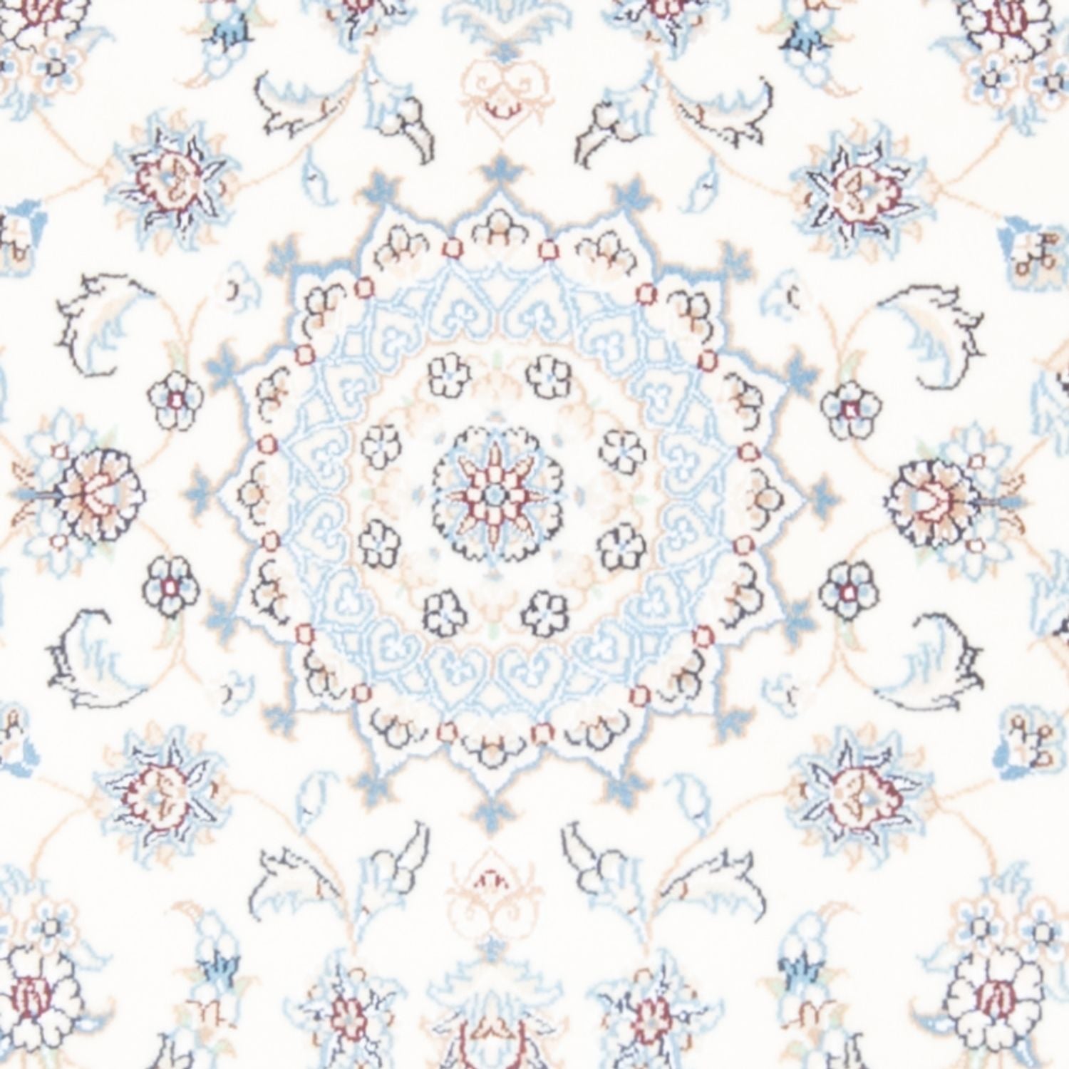 Alfombra de pasillo Alfombra Persa - Nain - Real - 206 x 79 cm - crema